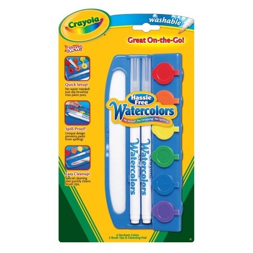 Crayola, Core, Akwarele w mazaku, 6 kolorów - Odzież dziecięca w promocji 3za2! empik zolty 