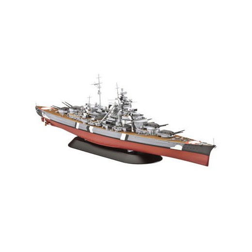 Revell, Battleship Bismarck, model do sklejania - Odzież dziecięca w promocji 3za2! empik brazowy 