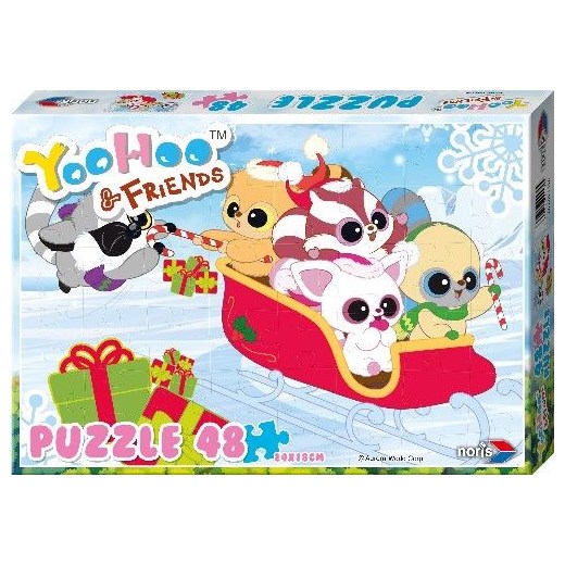 YooHoo & Friends, puzzle Zima - Darmowa dostawa do salonów empik! smyk-com mietowy zima