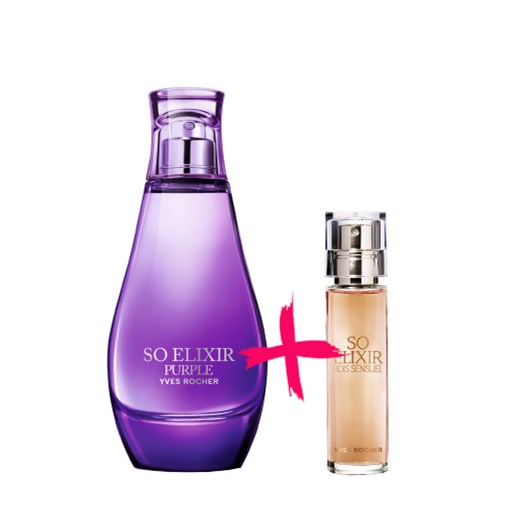 So Elixir Purple 50 ml + So Elixir Bois Sensuel do torebki yves-rocher fioletowy damskie