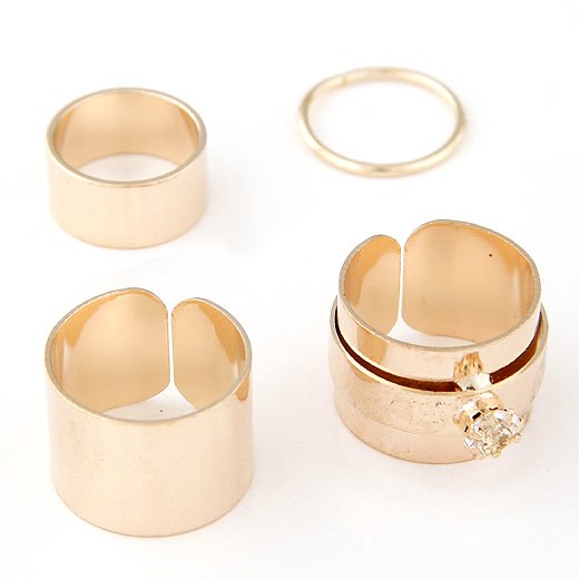 knuckle rings obrączki złote crystal blinkshop-pl bezowy rockowy