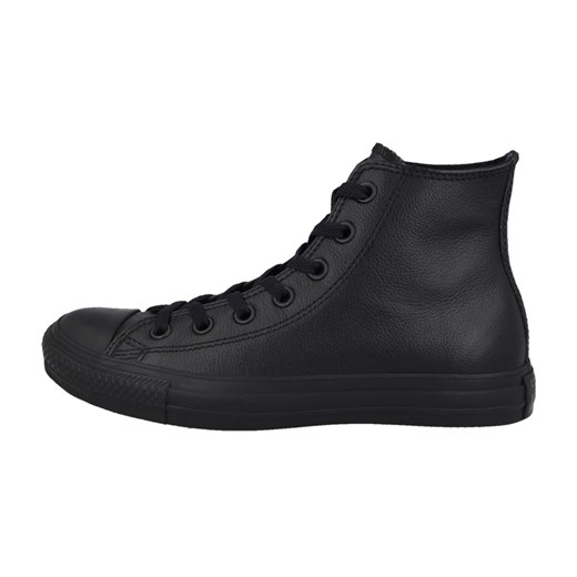 BUTY MĘSKIE SNEAKERSY CONVERSE CHUCK TAYLOR ALL STAR SKÓRA 135251C sneakerstudio-pl czarny młodzieżowy