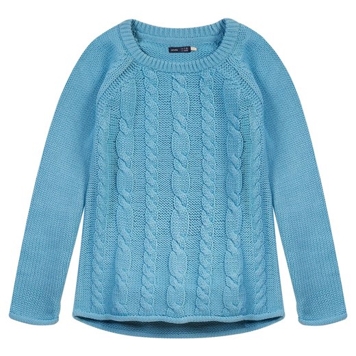 Sweter dla dziewczynki endo niebieski bawełna