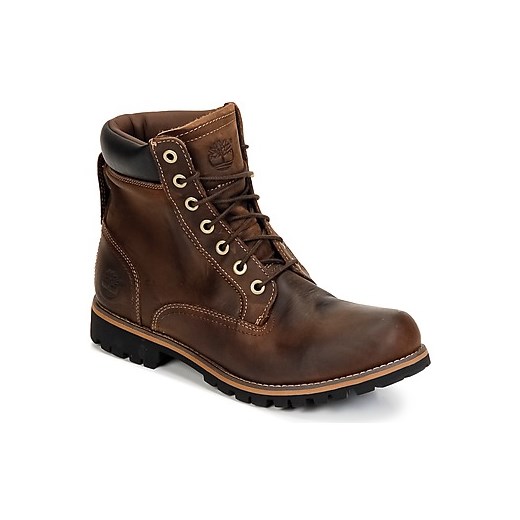 Timberland  Buty RUGGED 6 IN PLAIN TOE WP BOOT  Timberland spartoo szary Botki