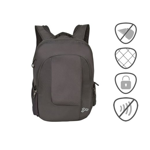 Antykradzieżowy plecak na laptopa oraz iPad - RFID STOP od KORUMA koruma-id-protection szary mały