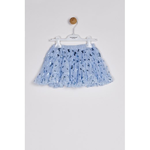 Tulle skirt with butterflies terranova niebieski lato