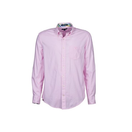 Gant  Koszule z długim rękawem 348850  Gant spartoo fioletowy Koszule z długim rękawem męskie