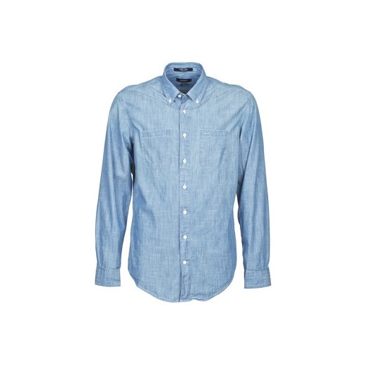 Gant  Koszule z długim rękawem 349230  Gant spartoo niebieski Koszule z długim rękawem męskie