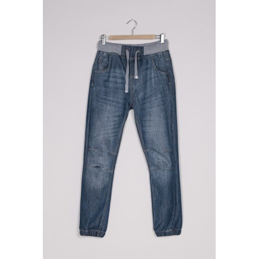 Jogging jeans with waistband terranova niebieski jeans