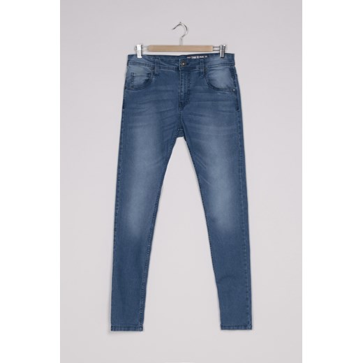 5-pocket skinny jeans terranova niebieski fit