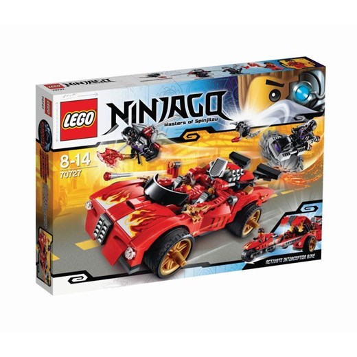 Lego Ninjago, klocki Ninjaścigacz X-1, 70727 - Darmowa dostawa do salonów empik! smyk-com czerwony