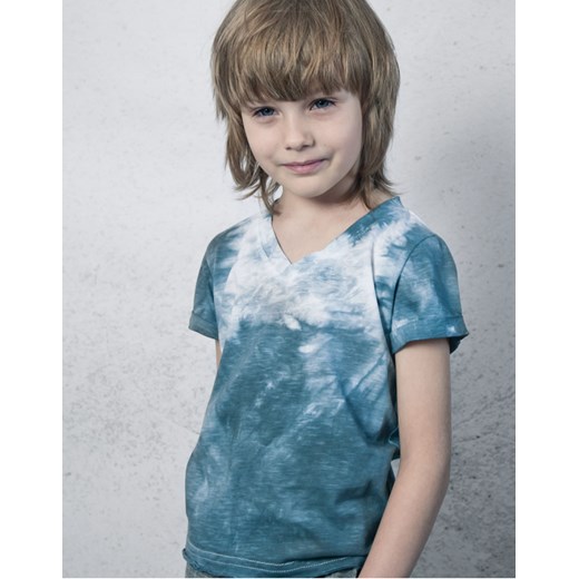T-shirt Chłopięcy mazy e-kaan-pl niebieski chłopięce