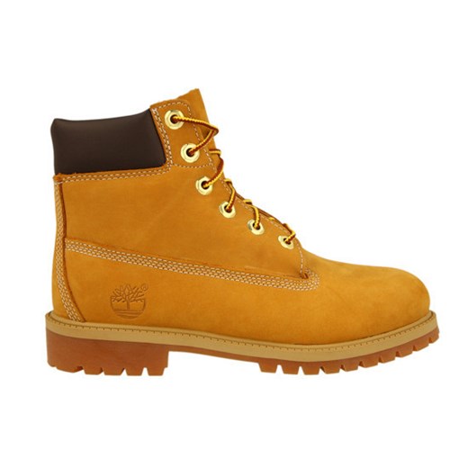 BUTY MĘSKIE TIMBERLAND CLASSIC PREMIUM 6-IN 10061 sneakerstudio-pl zolty kołnierzyk