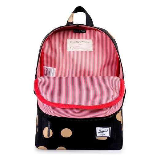 Herschel Plecak Settlement Kids Czarny brandkids rozowy napisy