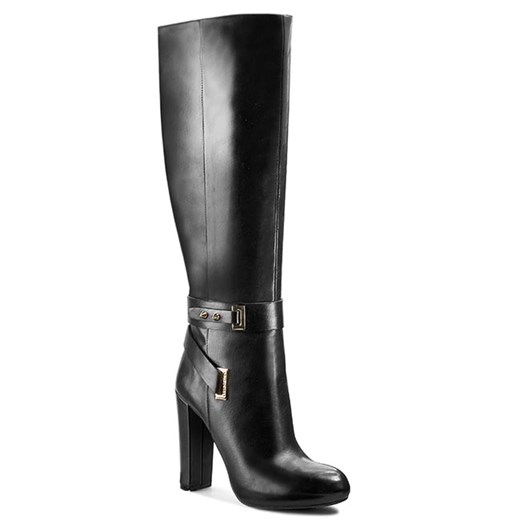 Kozaki GUESS - Dunae FL4DUN LEA11 BLACK eobuwie-pl czarny zima