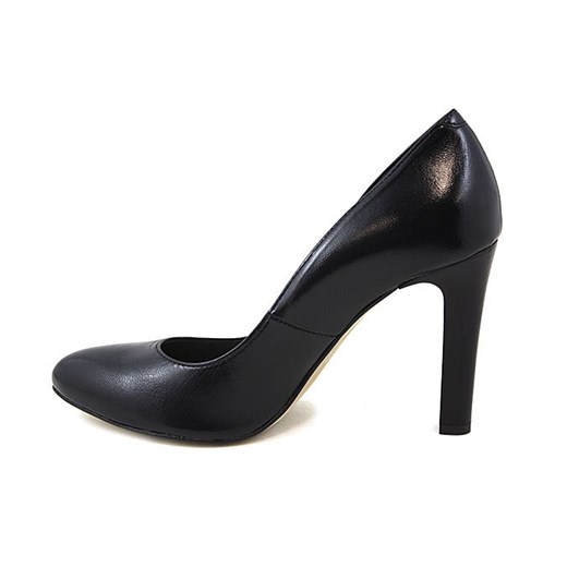 BUTY DAMSKIE CZÓŁENKA CZARNE BRAVO MODA 1130 SKÓRA NATURALNA sohobuty-pl czarny elegancki