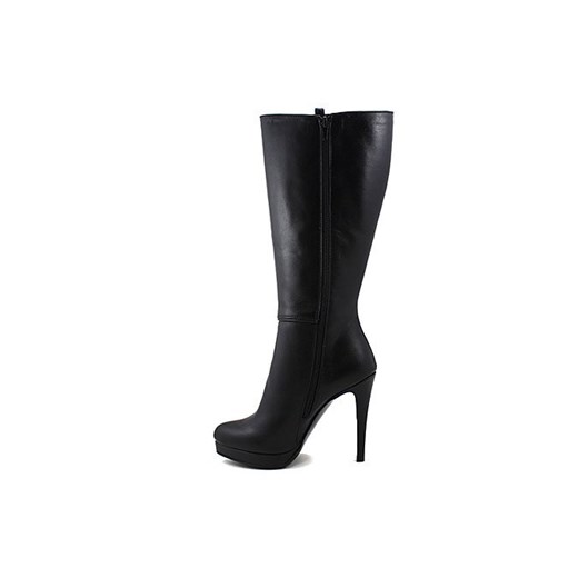 BUTY DAMSKIE KOZAKI CZARNE MARIO BOLUCCI r. 39 SZPILKI sohobuty-pl czarny elegancki