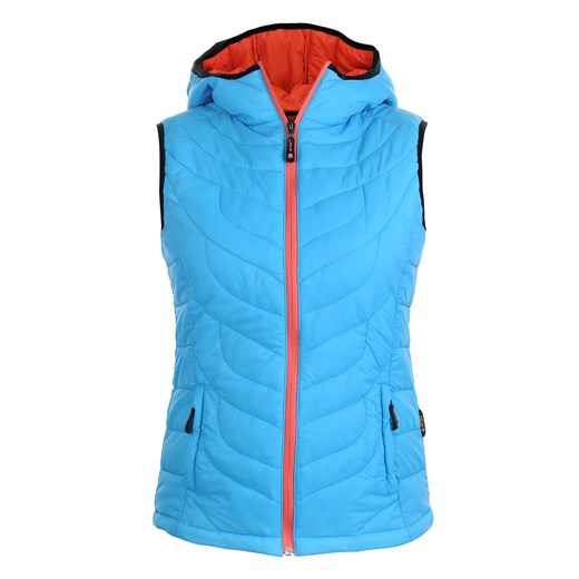 KAMIZELKA DAMSKA LADY ANJA 43675-ATO BL/TRO ORA HI-TEC, Rozmiar - L, Płeć - WOMEN, Kolor - Atoll Blue/Tropical Orange sklepmartes-pl niebieski jesień