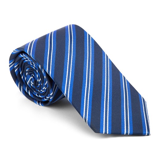81-7K-008-95 Krawat wittchen niebieski jedwab