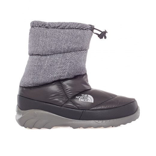 Męskie Buty The North Face Nuptse Bootie III landersen szary długie