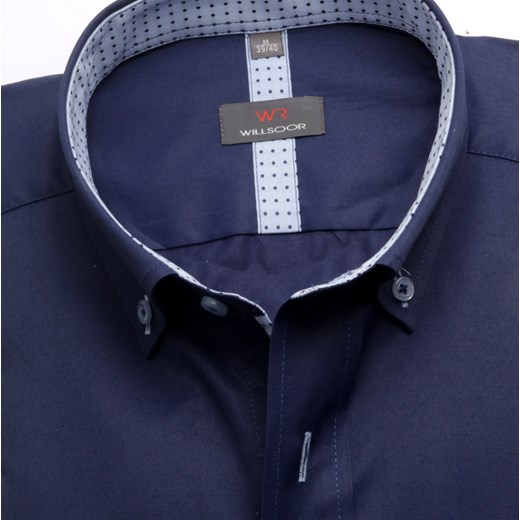 Koszula Slim Fit (wzrost 188-194) willsoor-sklep-internetowy granatowy koszule
