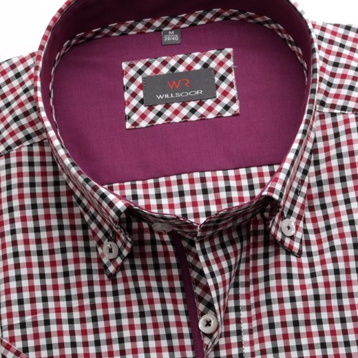 Koszula Slim Fit (wzrost 176-182) willsoor-sklep-internetowy fioletowy koszule