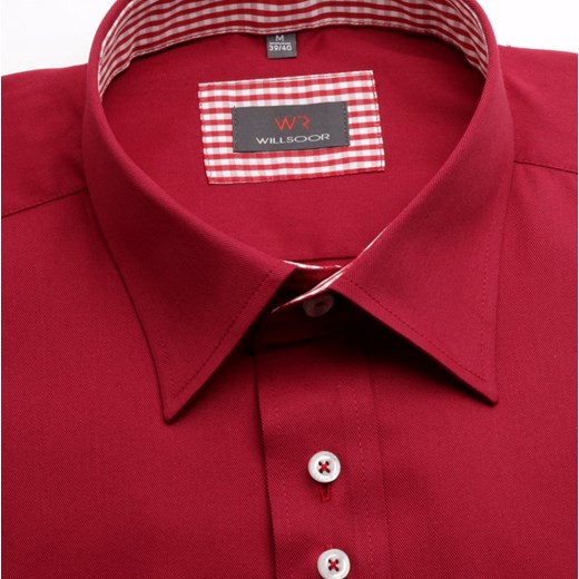 Koszula Slim Fit (wzrost 188-194) willsoor-sklep-internetowy czerwony koszule