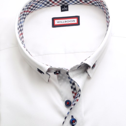 Koszula Slim Fit (wzrost 164-170) willsoor-sklep-internetowy bialy casual