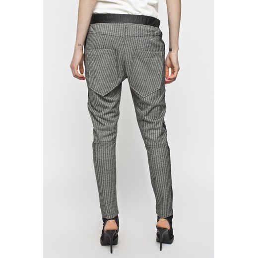 Spodnie damskie - Answear - Spodnie Slow Motion answear-com szary wiosna