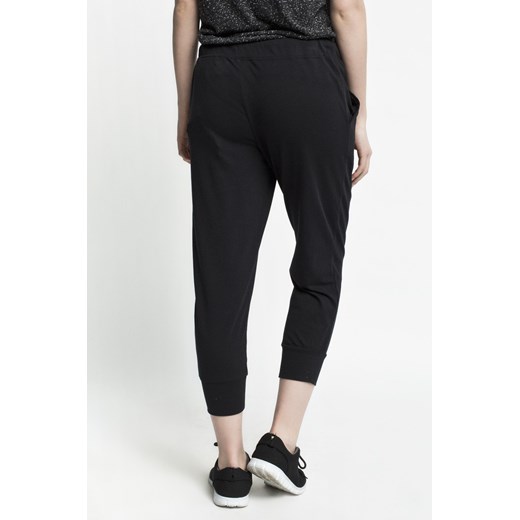 Spodnie damskie - Reebok - Spodnie answear-com czarny sportowy
