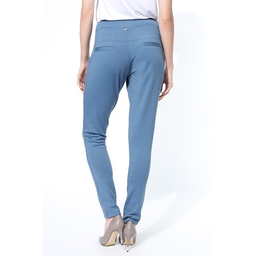 Spodnie damskie - Answear - Spodnie answear-com niebieski bez wzorów