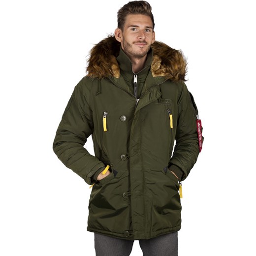 Kurtka Alpha Industries PPS N3B 257 eastend szary duży