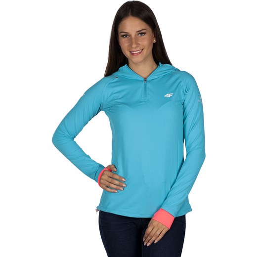 Bluza 4f TSDLF001 Turkus Sport eastend niebieski Bluzy sportowe damskie