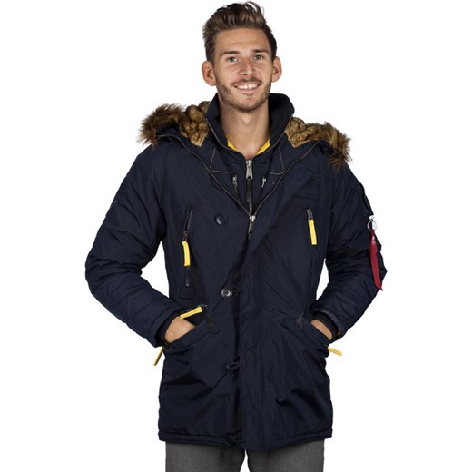 Kurtka Alpha Industries PPS N3B 07 eastend czarny elegancki