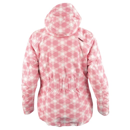 KURTKA DAMSKA LADY AMBALA HI-TEC, Rozmiar - S, Płeć - WOMEN, Kolor - WHITE/TEABERRY RED sklepmartes-pl rozowy zima