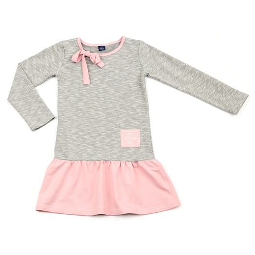 Sukienka Pink Bow – melanż kids-showroom-pl zielony wiosna