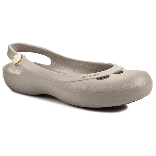 Sandały CROCS - Jayna W 11851 Platinum eobuwie-pl brazowy sandały