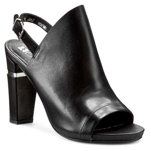 Sandały CARINII - B2507 Czarny eobuwie-pl czarny sandały