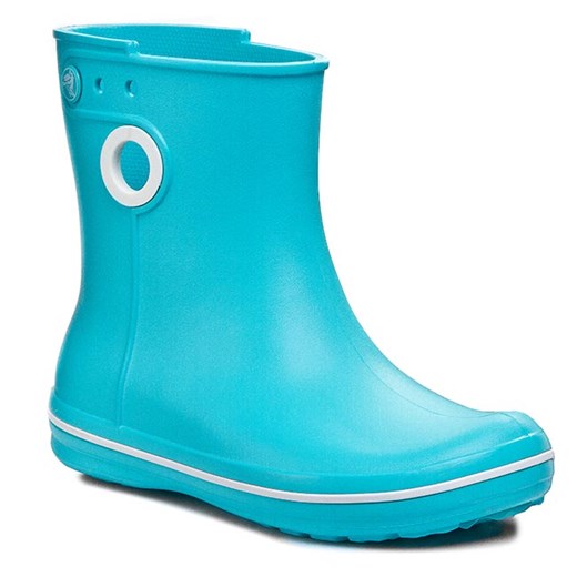 Kalosze CROCS - Jaunt Shorty Boot W 15769 Pool eobuwie-pl turkusowy jesień