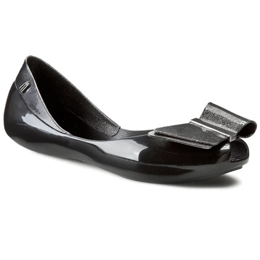 Baleriny MELISSA - Melissa Queen II Sp Ad 31633 Black/Silver 50545 eobuwie-pl bez zapięcia