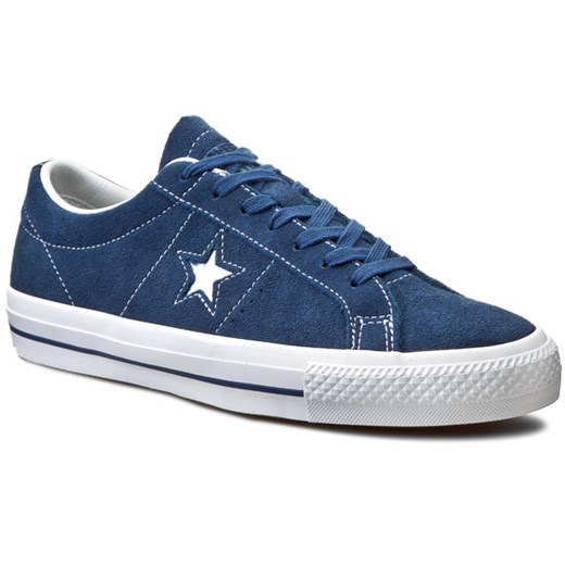 Sneakersy CONVERSE - One Star Skate149867C  Navy/White eobuwie-pl niebieski casual