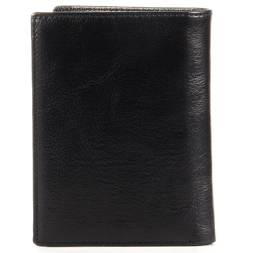 KRENIG Classic 12029 czarny portfel skórzany męski w pudełku skorzana-com czarny z zamkiem