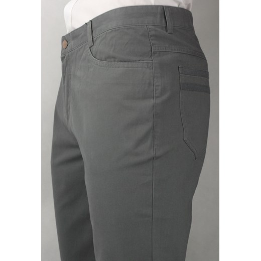 Modne spodnie typu chinos SPEZREAL615gray jegoszafa-pl szary jesień