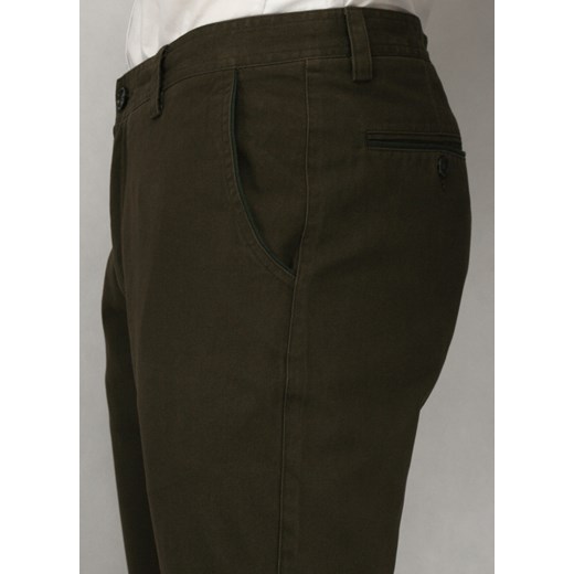Bawełniane spodnie typu chinos SPCHIAO15M1C02braz jegoszafa-pl czarny Spodnie chinos męskie