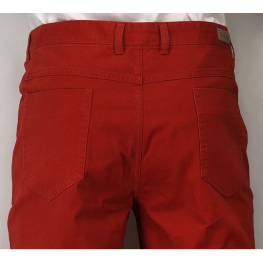 Modne spodnie typu chinos SPEZREAL625red jegoszafa-pl czerwony casual