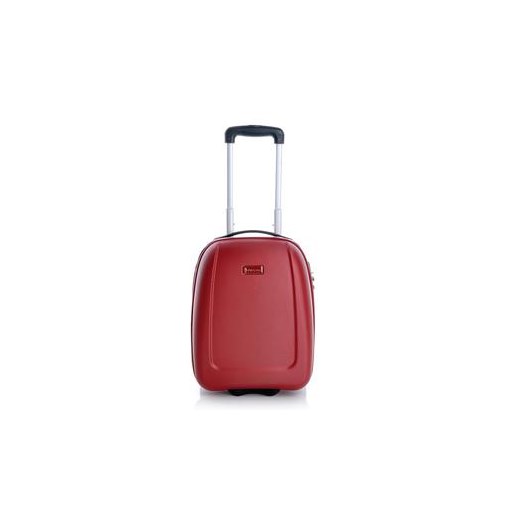 Puccini ABS01D mała kabinowa walizka czerwona royal-point czerwony Walizki na kółkach