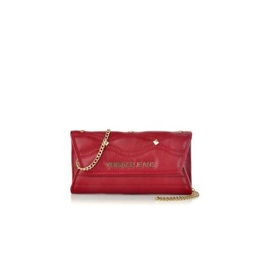 Versace Jeans mała torebka z odpinanym paskiem czerwona royal-point czerwony elegancki