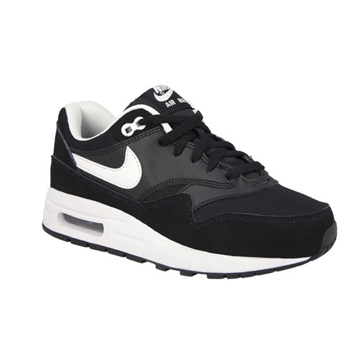 Buty damskie sneakersy Nike Air Max 1 (GS) 807602 001 sneakerstudio-pl czarny skóra