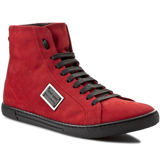 Sneakersy ANTONY MORATO - MMFW00450/AF020001 Rosso Scarlati 5021 eobuwie-pl czerwony casual