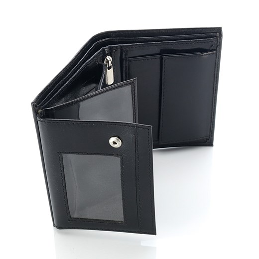 PAOLO PERUZZI ekskluzywny skórzany portfel męski w pudełku GA35 skorzana-com szary lato